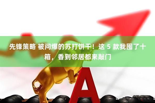 先锋策略 被问爆的苏打饼干！这 5 款我囤了十箱，香到邻居都来敲门