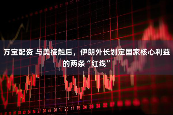 万宝配资 与美接触后，伊朗外长划定国家核心利益的两条“红线”